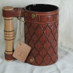 20oz light brown dragon scale